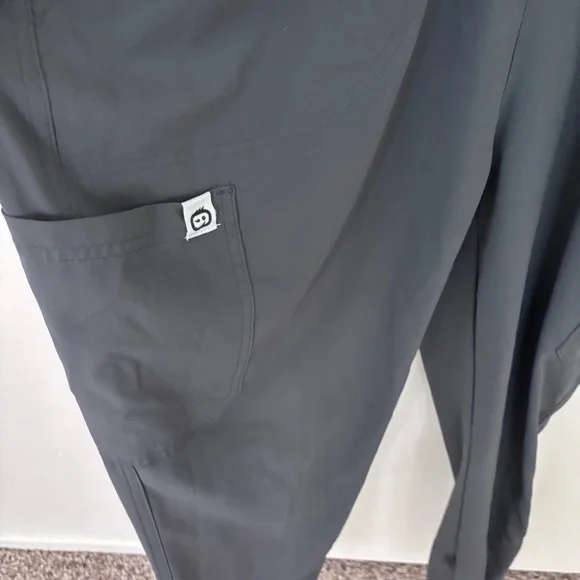 Wonderwink renew gray hospital utility Jumpsuit with Drawstring Waist M - Picture 10 of 16